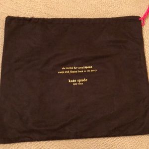 kate spade dust bag